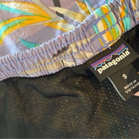Patagonia Men's SMALL Baggies shorts Birds Of Paradise Swim Trunks Lined - Picture 3 of 16